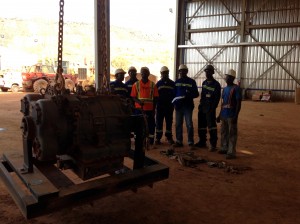 Formation d'opérateurs de pont roulant